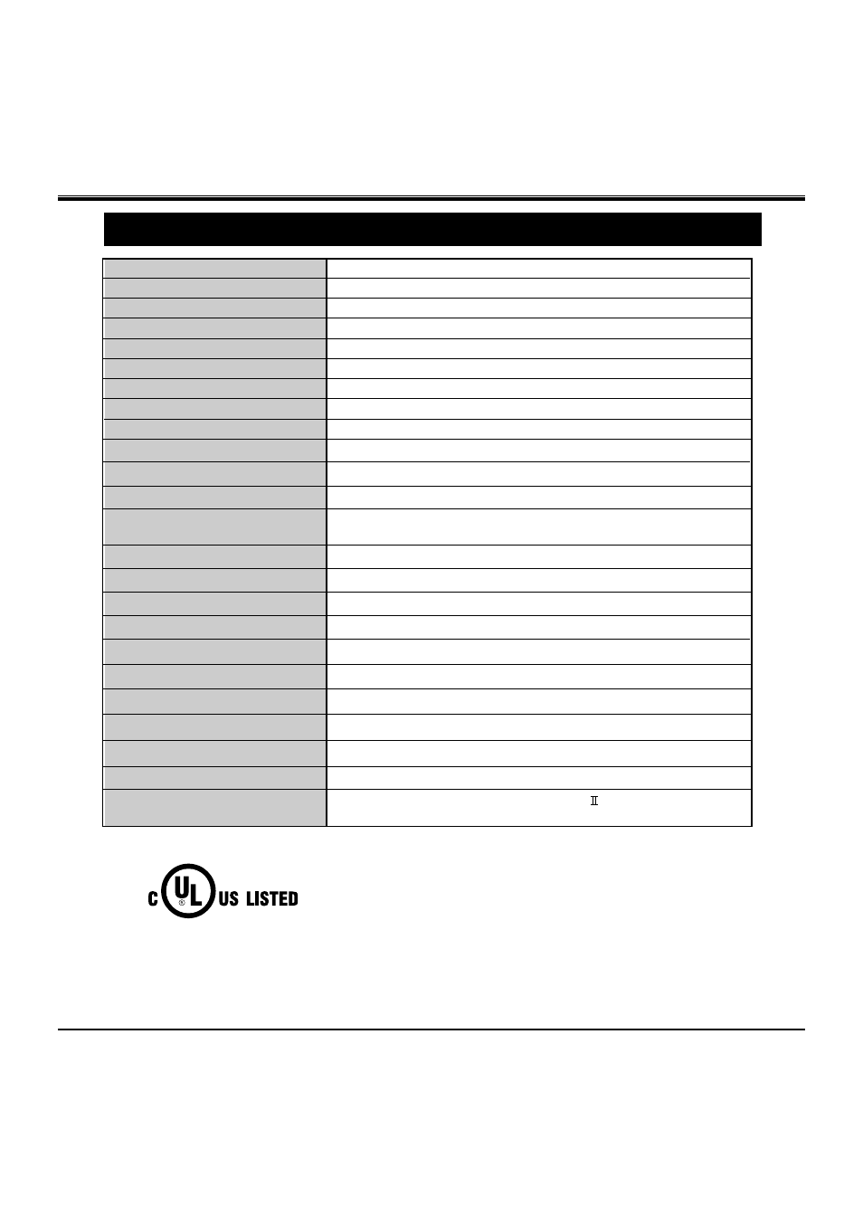 Technical specifications | BOXLIGHT MP-36t User Manual | Page 53 / 54