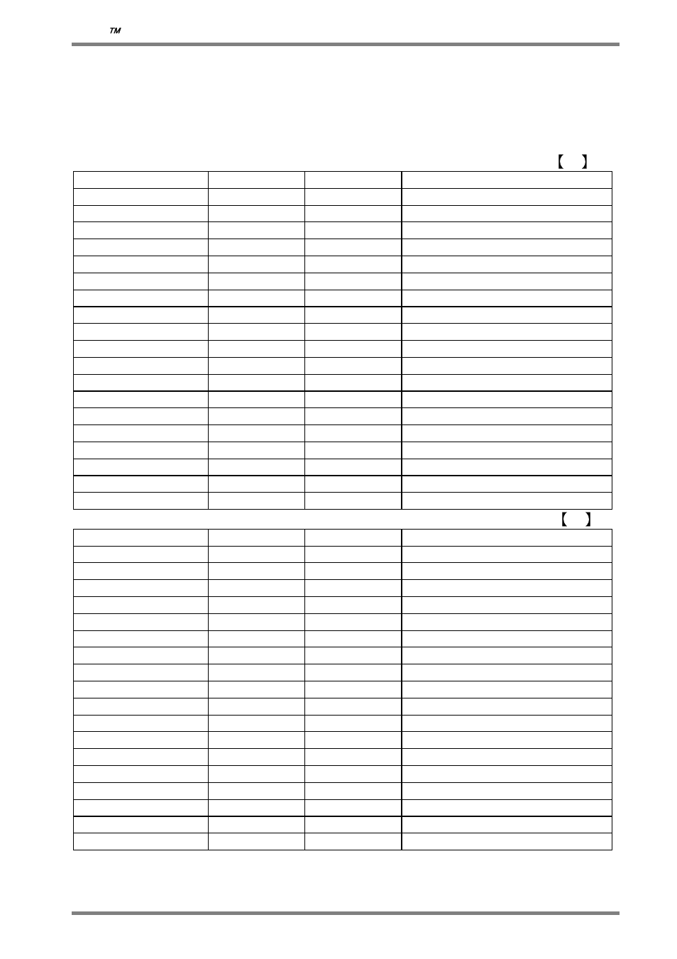 Timing charts | BOXLIGHT DLP User Manual | Page 30 / 37