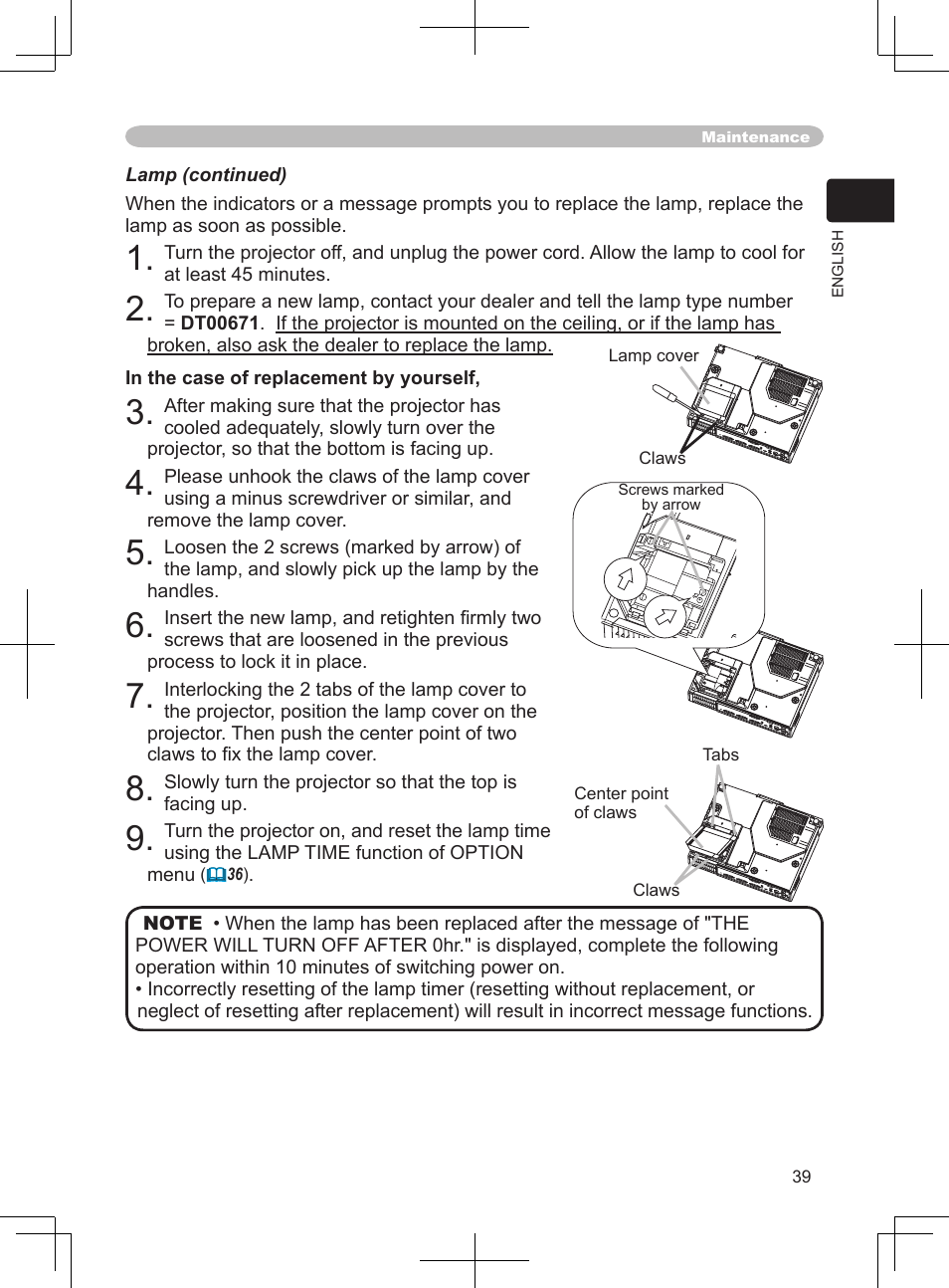 BOXLIGHT CP-324i User Manual | Page 39 / 49