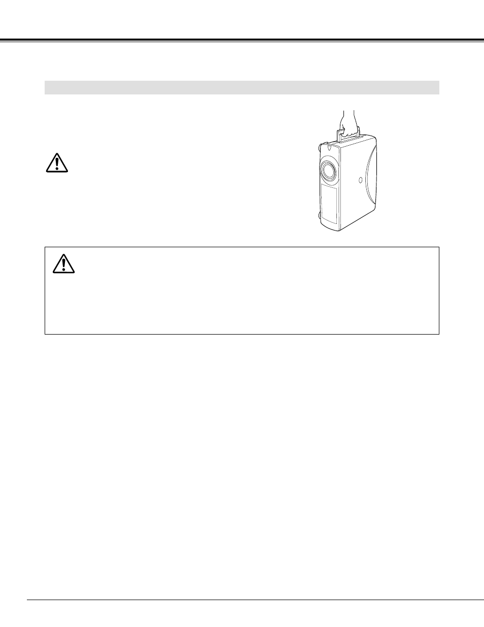 Preparation, Moving projector | BOXLIGHT CP-300t User Manual | Page 10 / 44