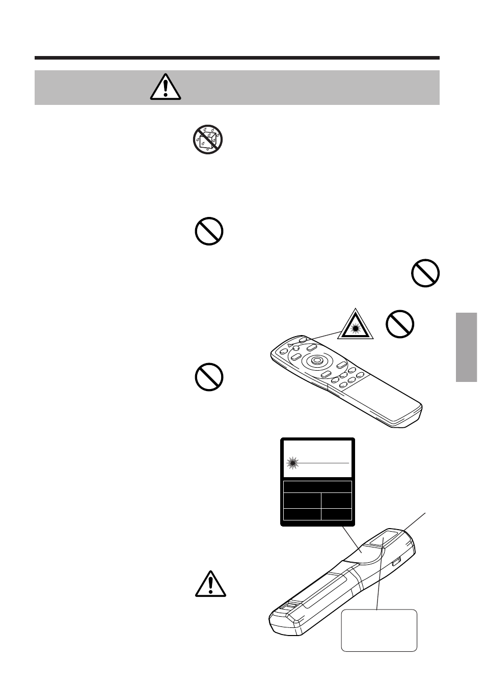 Avvertenze | BOXLIGHT MP-650i User Manual | Page 113 / 144