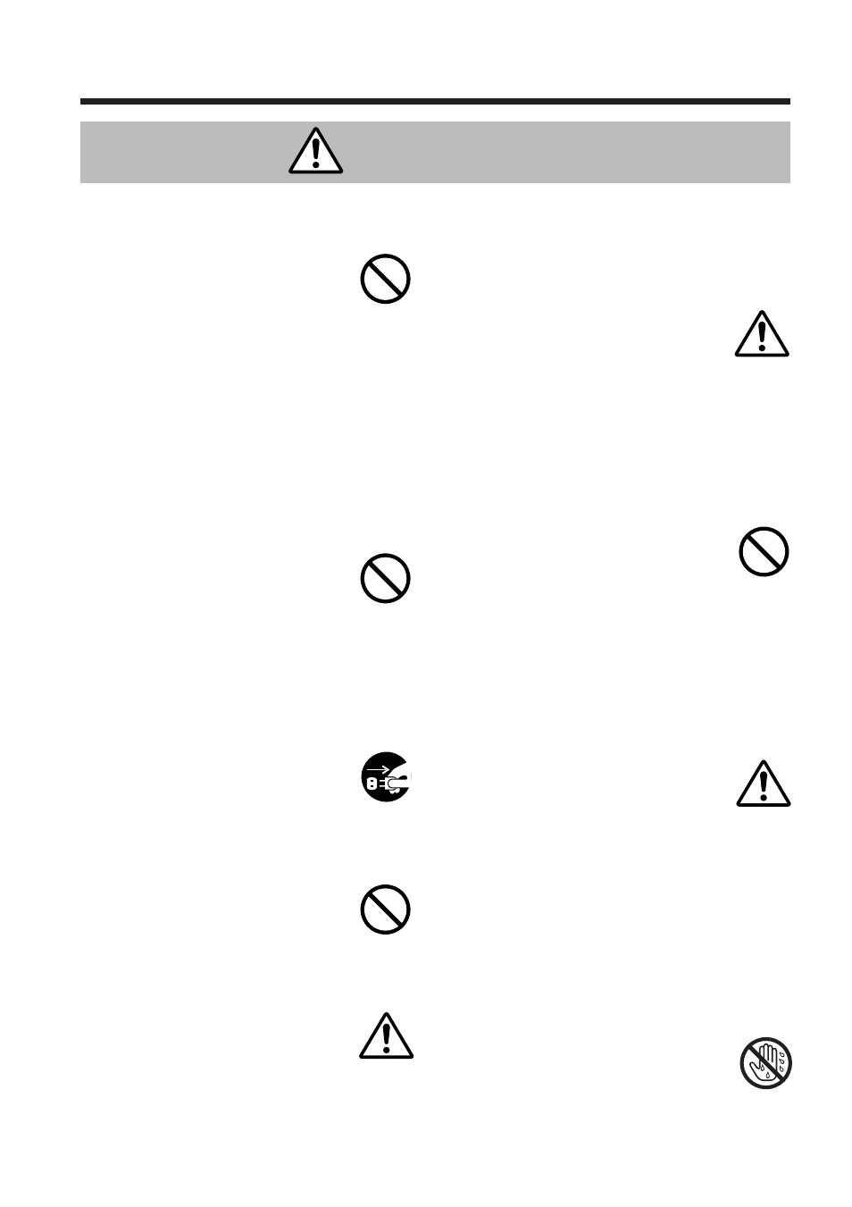 Attenzione | BOXLIGHT MP-650i User Manual | Page 114 / 144