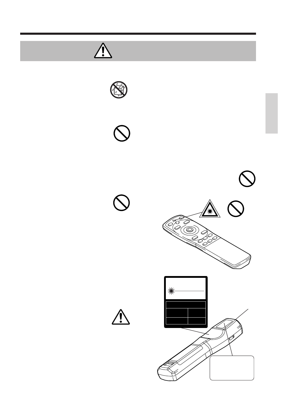 Warnung | BOXLIGHT MP-650i User Manual | Page 41 / 144