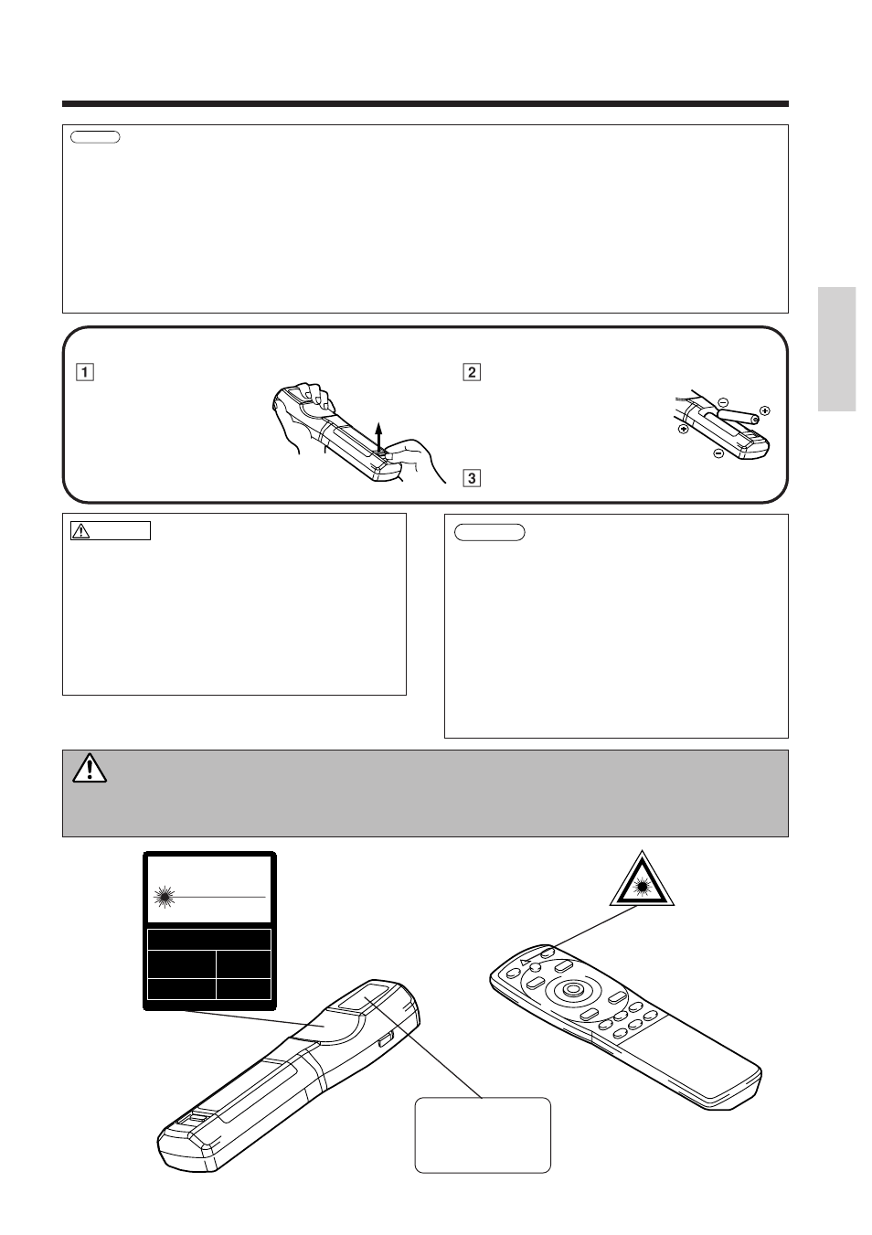 Bezeichnung und funktion der teile (fortsetzung), Einlegen der batterien, 1den batteriefachdeckel abnehmen | 2einlegen der batterien | BOXLIGHT MP-650i User Manual | Page 47 / 144