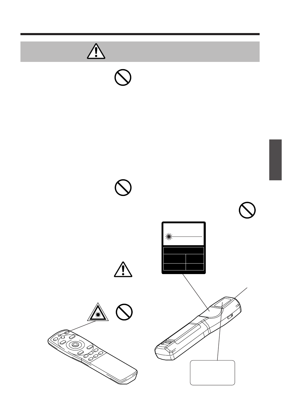 Attention | BOXLIGHT MP-650i User Manual | Page 77 / 144