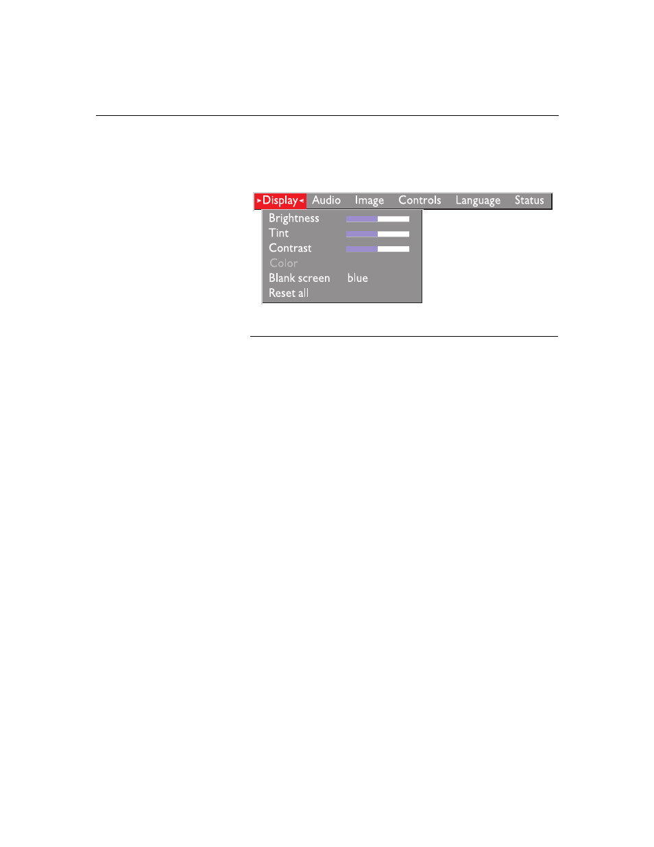 Heading2 - display menu, Display, Menu 18 | BOXLIGHT CD-40m User Manual | Page 25 / 61