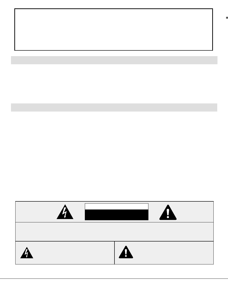 Safety precautions to the owner, Caution | BOXLIGHT MP-37t User Manual | Page 2 / 54