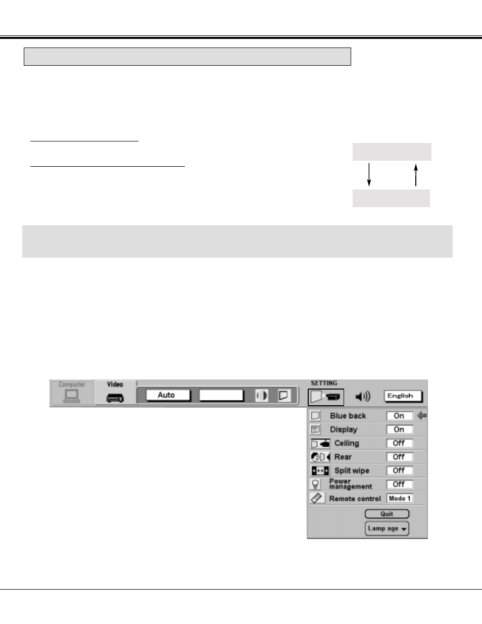 Remote control code change (mode 1 or mode 2), Mode 1 mode 2 | BOXLIGHT MP-37t User Manual | Page 47 / 54