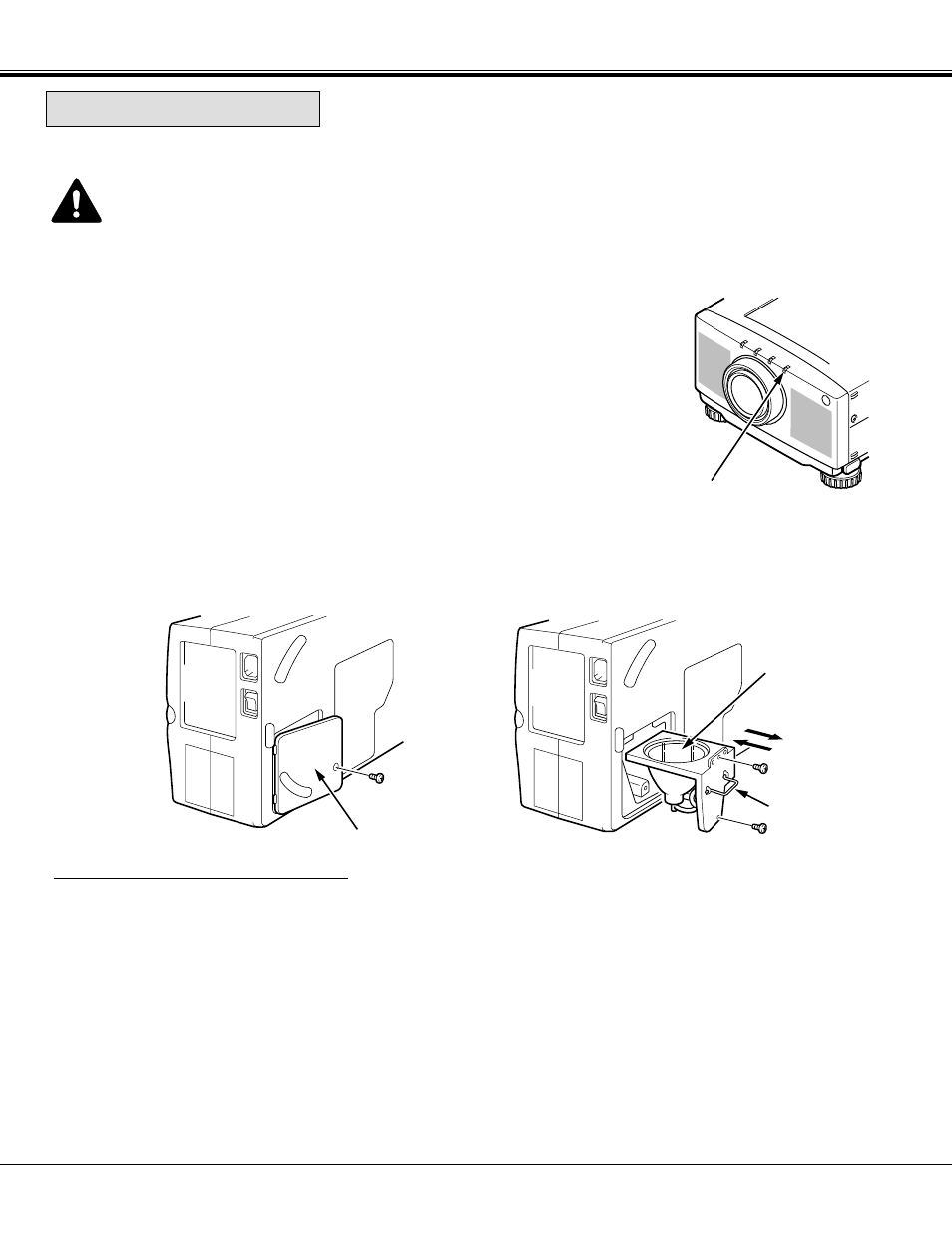 Lamp replacement, Order replacement lamp | BOXLIGHT MP-37t User Manual | Page 50 / 54