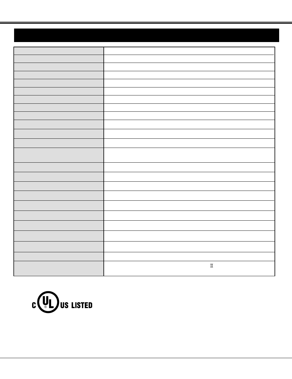 Technical specifications | BOXLIGHT MP-37t User Manual | Page 53 / 54