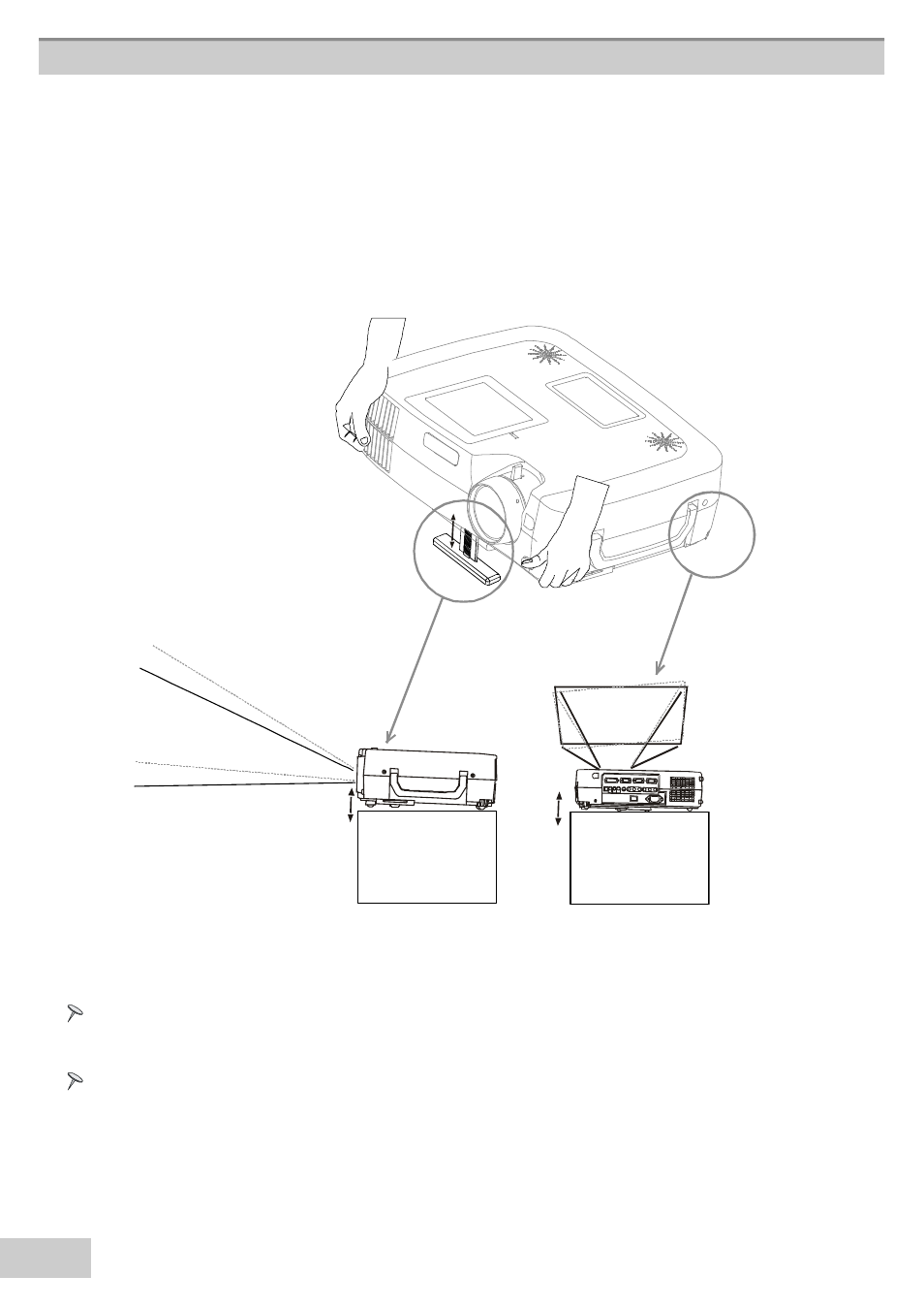 Justing the image position | BOXLIGHT MP63e User Manual | Page 24 / 58