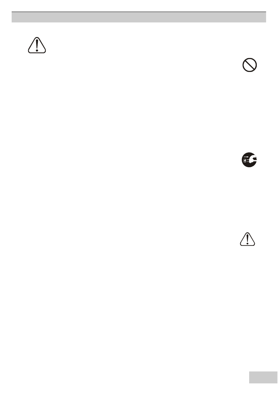 Warning | BOXLIGHT MP63e User Manual | Page 5 / 58