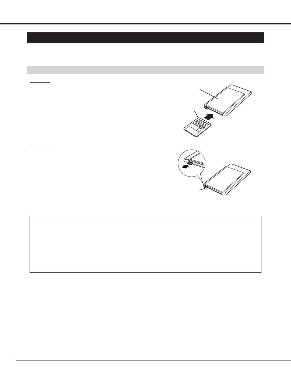 Smartmedia and pc card adapter, Mci mode, Install / remove the smartmedia | BOXLIGHT CP-13t User Manual | Page 38 / 48