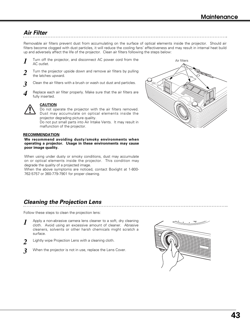 BOXLIGHT SP-10t User Manual | Page 43 / 52