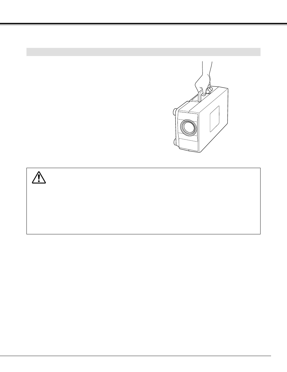 Preparation moving the projector | BOXLIGHT CP-14t User Manual | Page 9 / 40