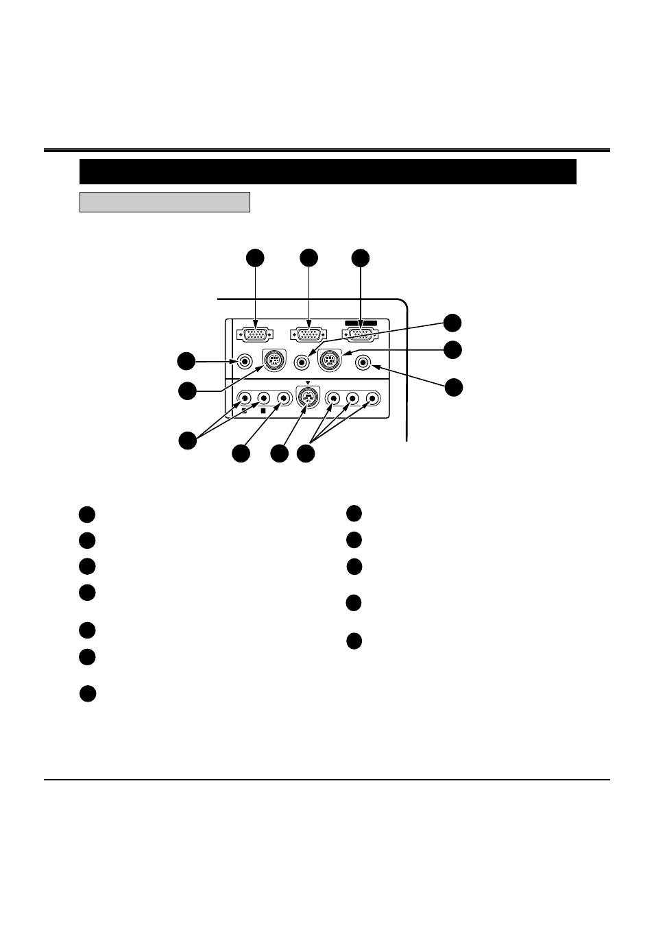 Connecting the projector, Terminal of the projector, Rear of the projector | BOXLIGHT MP-38t User Manual | Page 10 / 54