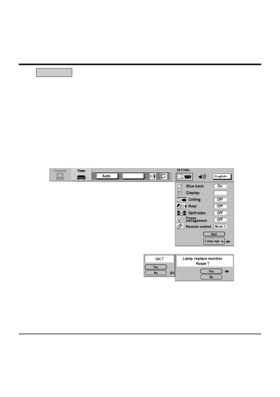 Lamp age | BOXLIGHT MP-38t User Manual | Page 48 / 54