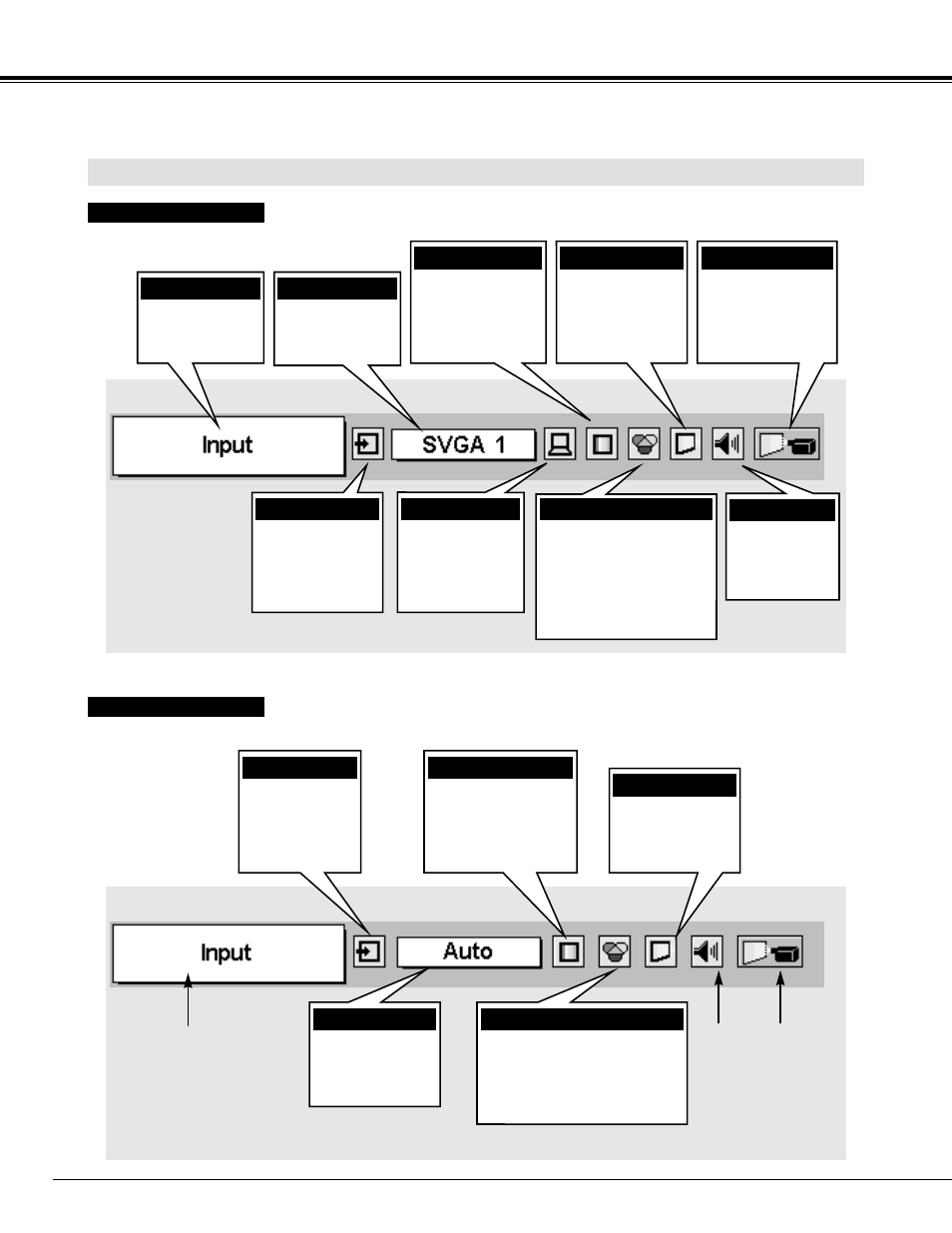 Before operation menu bar | BOXLIGHT XP-8t User Manual | Page 18 / 44