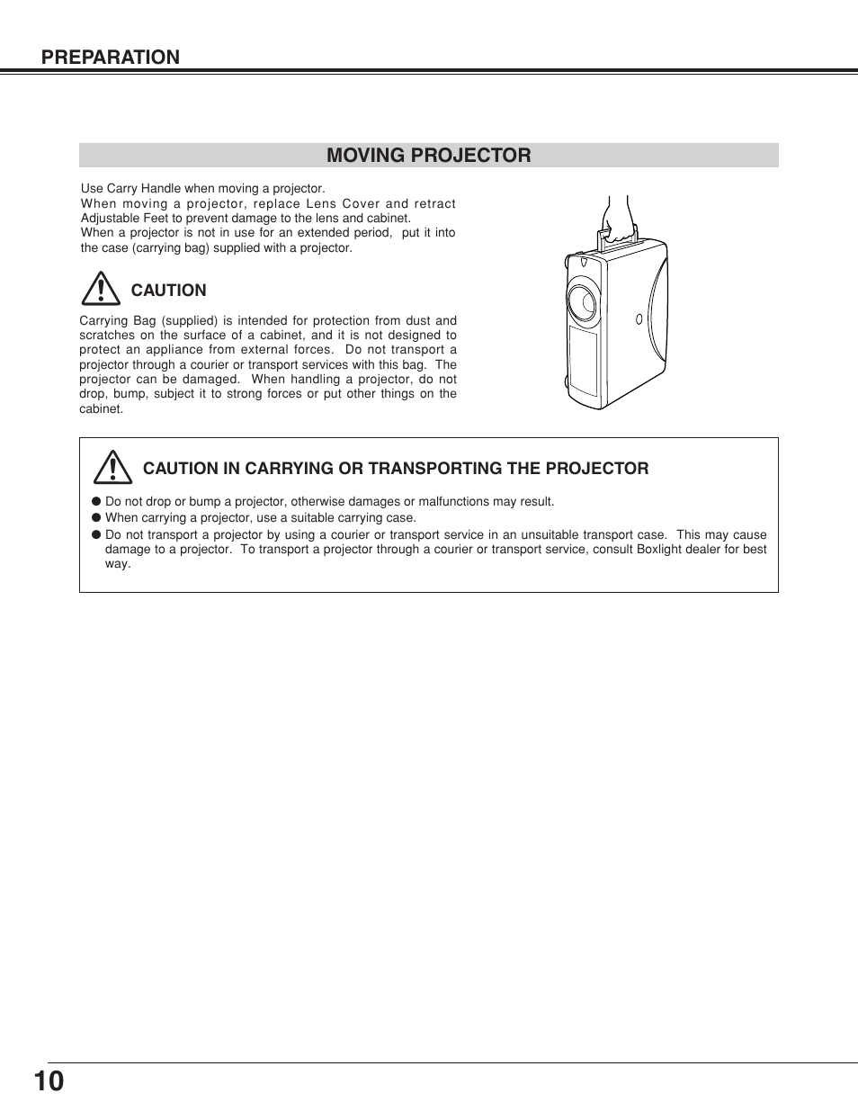 BOXLIGHT CP-315t User Manual | Page 10 / 48