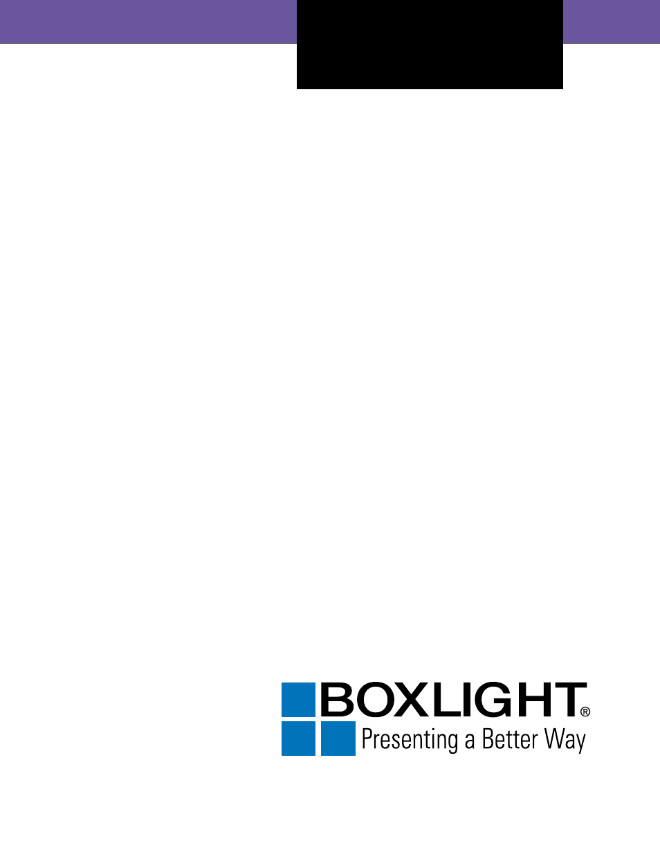 BOXLIGHT MP-42t User Manual | 44 pages