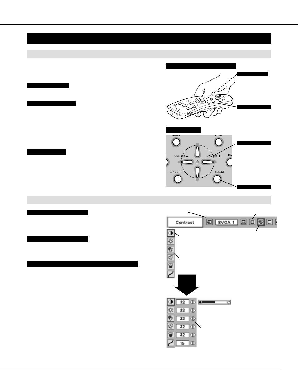 Operating on-screen menu, Before operation | BOXLIGHT MP-42t User Manual | Page 17 / 44
