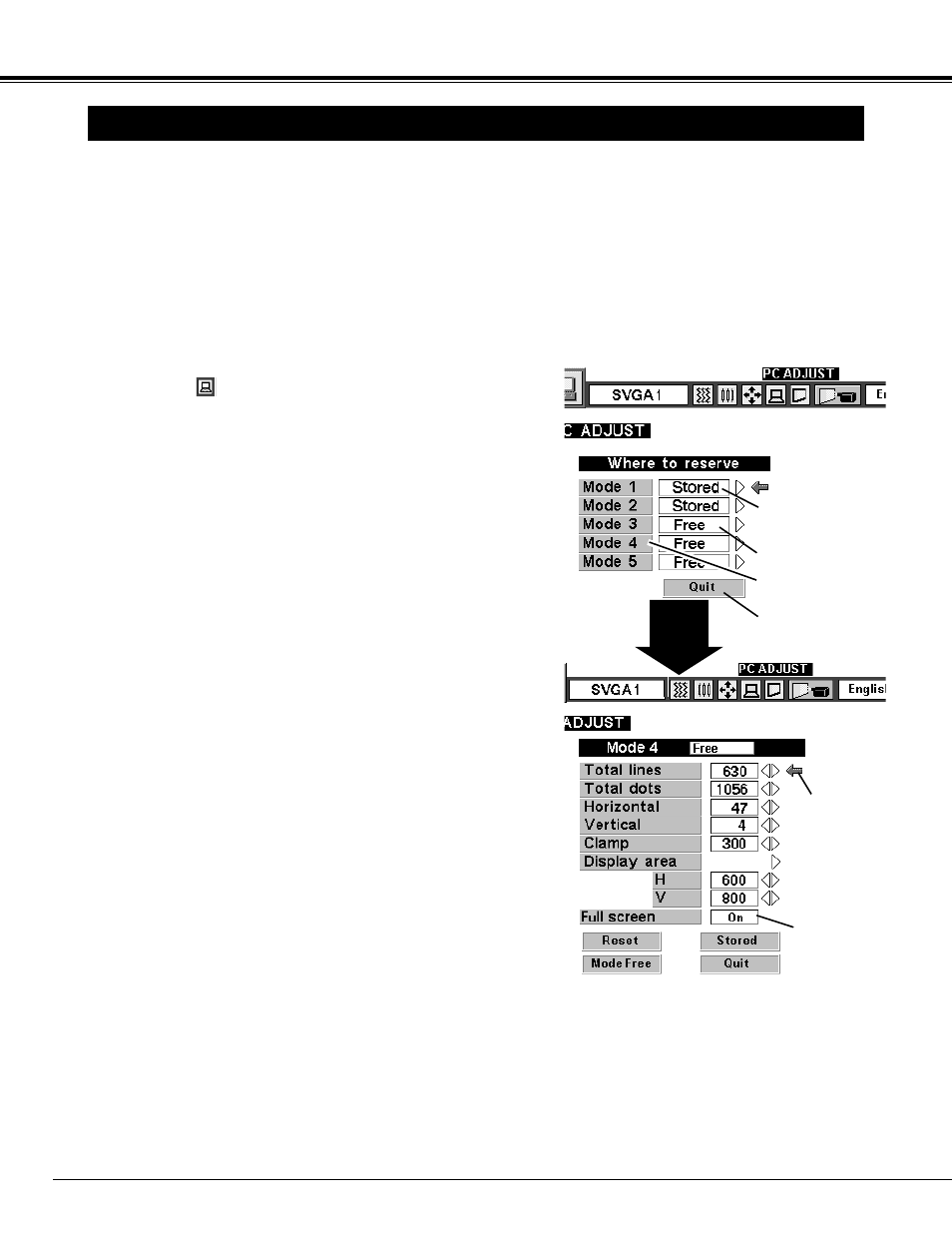 Pc adjustment | BOXLIGHT CP-33t User Manual | Page 24 / 48