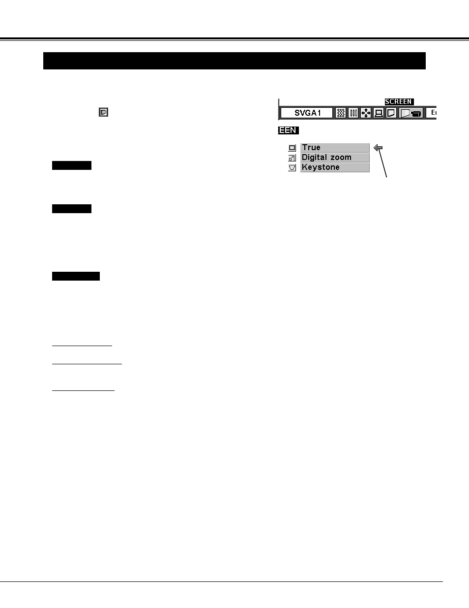 Picture screen adjustment, Computer mode | BOXLIGHT CP-33t User Manual | Page 29 / 48
