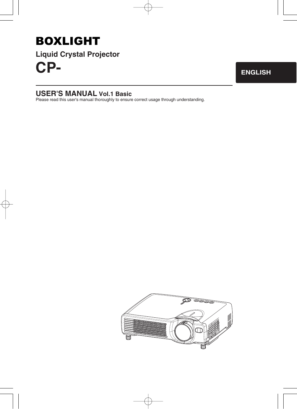 BOXLIGHT CP-322i/CP-634i User Manual | 52 pages