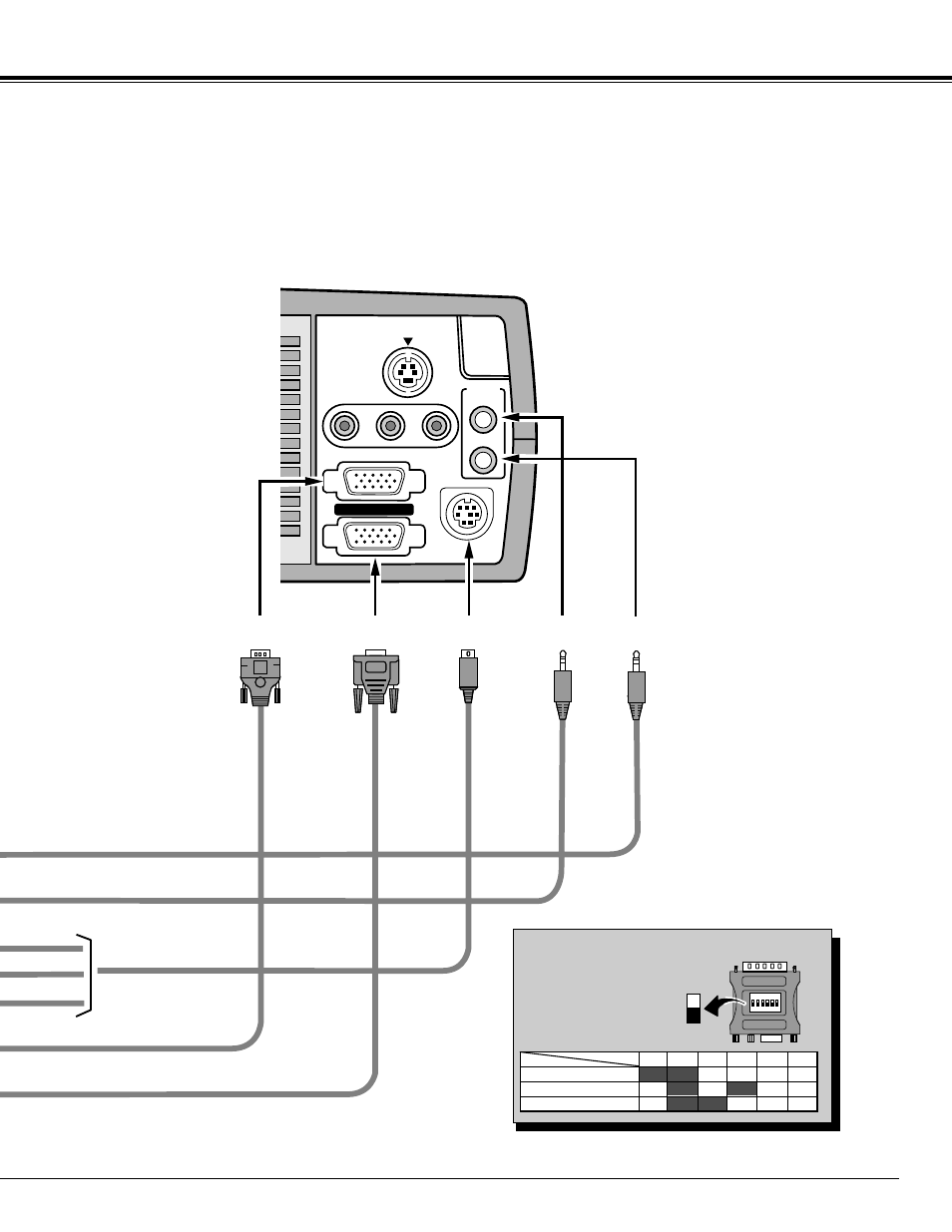 Connecting the projector | BOXLIGHT CP-11t User Manual | Page 13 / 38