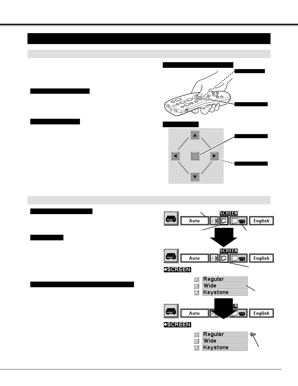 Operating on-screen menu | BOXLIGHT CP-11t User Manual | Page 17 / 38