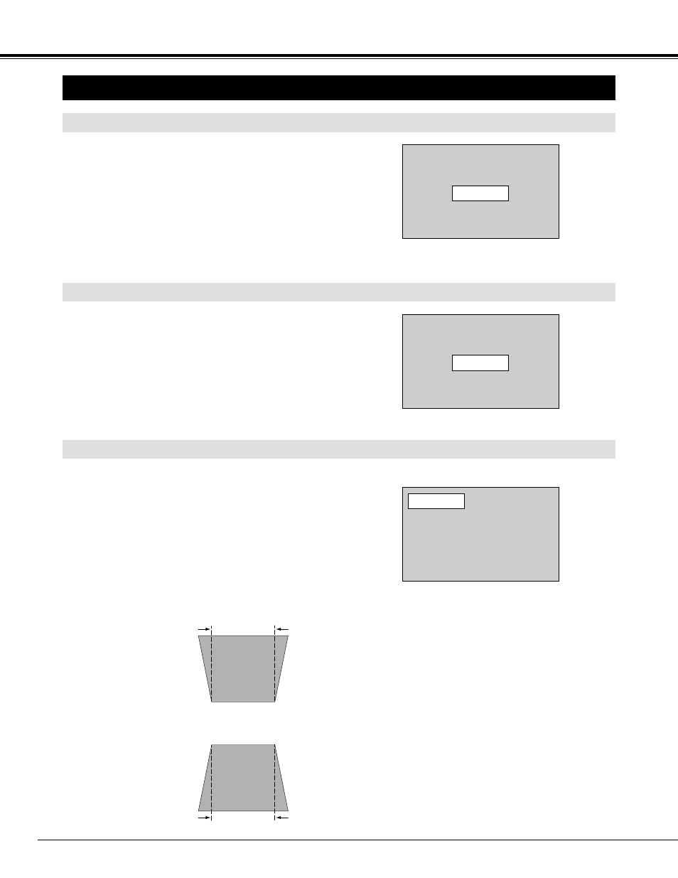 Adjusting the image, Basic operation, Keystone adjustment | Zoom adjustment focus adjustment | BOXLIGHT CP-11t User Manual | Page 20 / 38