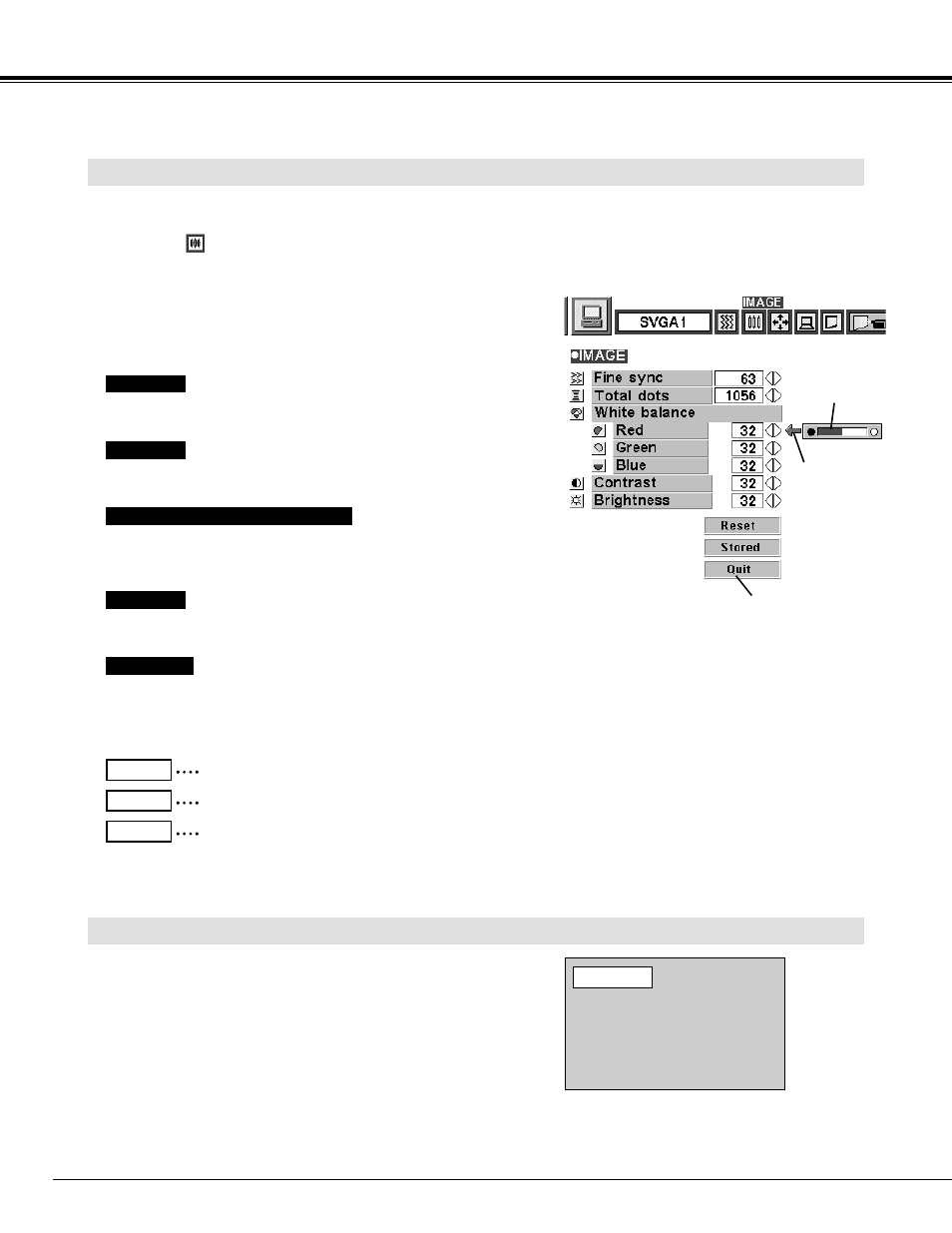 Computer mode, Adjust picture image manually, Normal function | BOXLIGHT CP-11t User Manual | Page 26 / 38