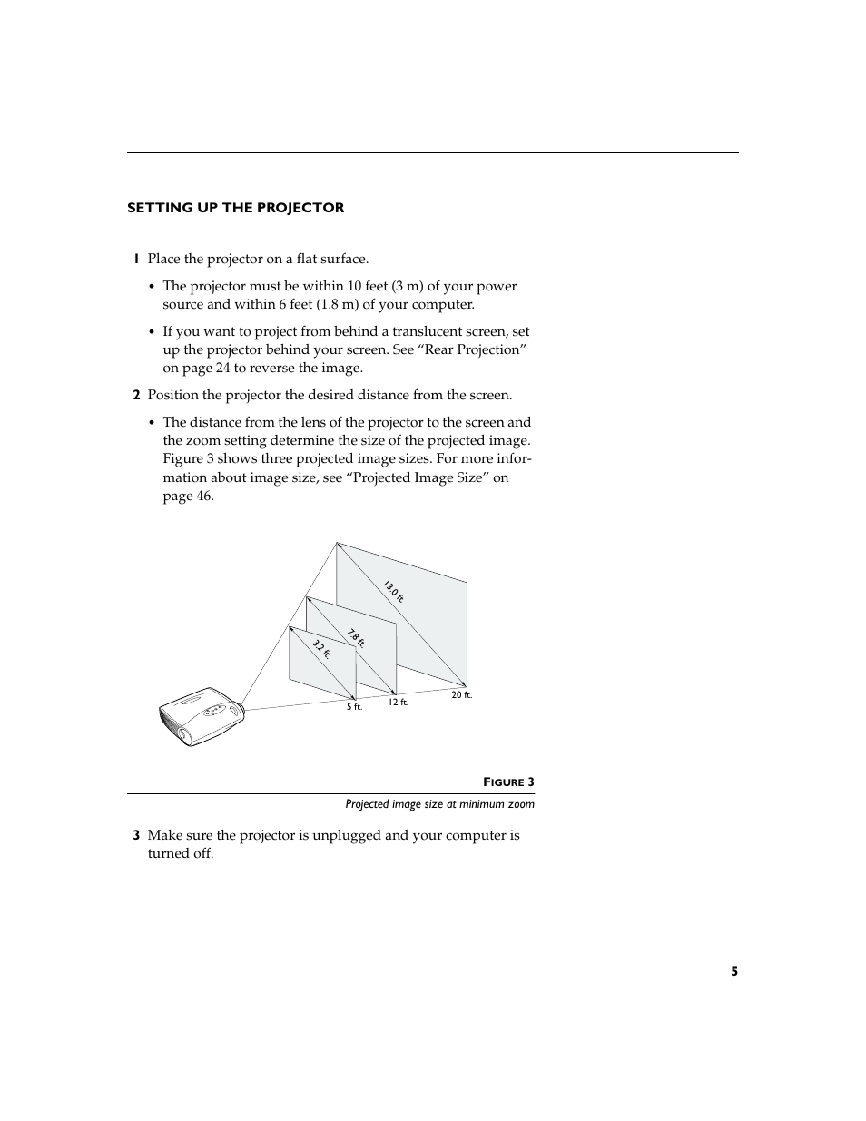 Heading1 - setting up the projector, Setting up the projector | BOXLIGHT XD-9m User Manual | Page 14 / 61