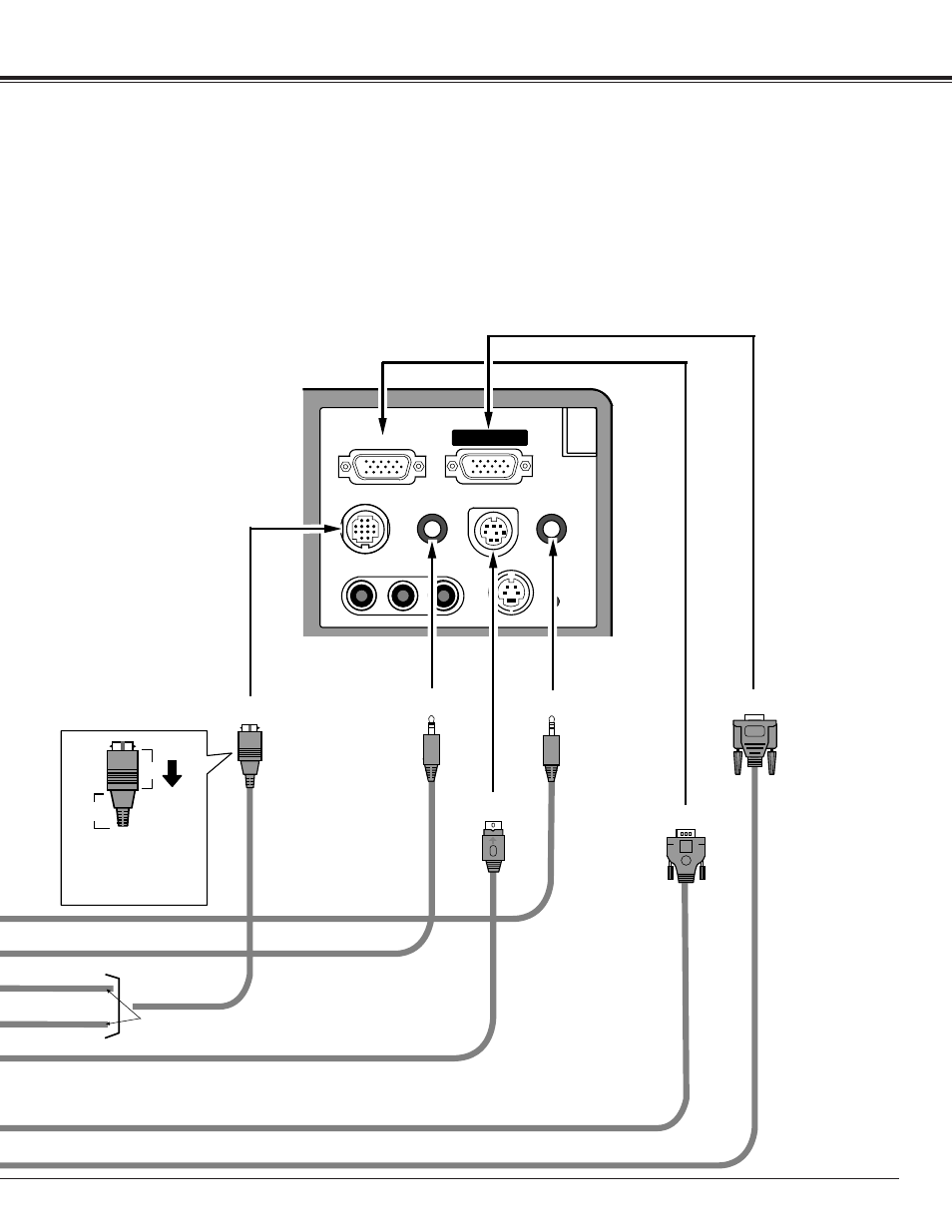 Connecting the projector | BOXLIGHT CP-15t User Manual | Page 13 / 48