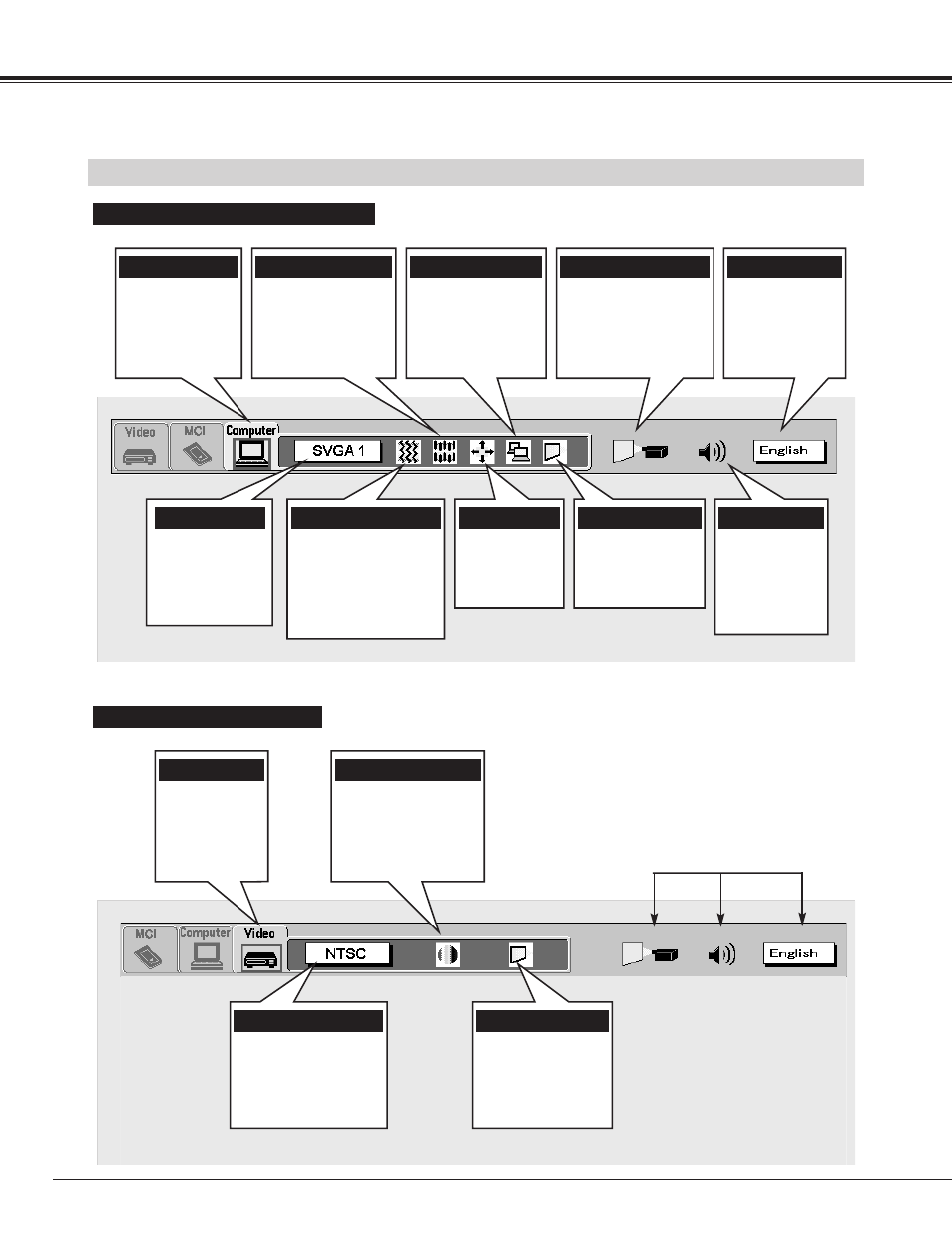 Before operation menu bar | BOXLIGHT CP-15t User Manual | Page 20 / 48