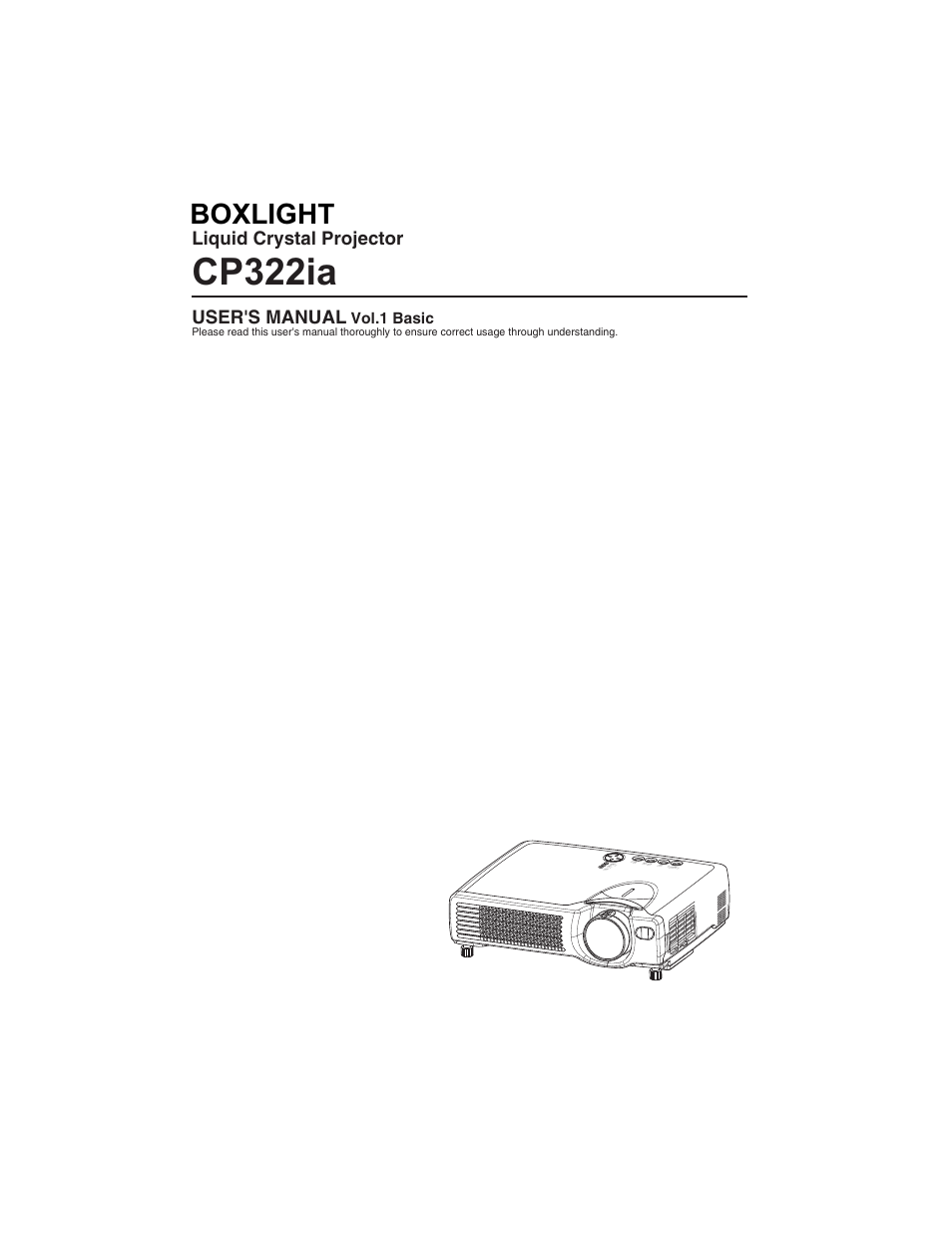 BOXLIGHT CP322ia User Manual | 55 pages