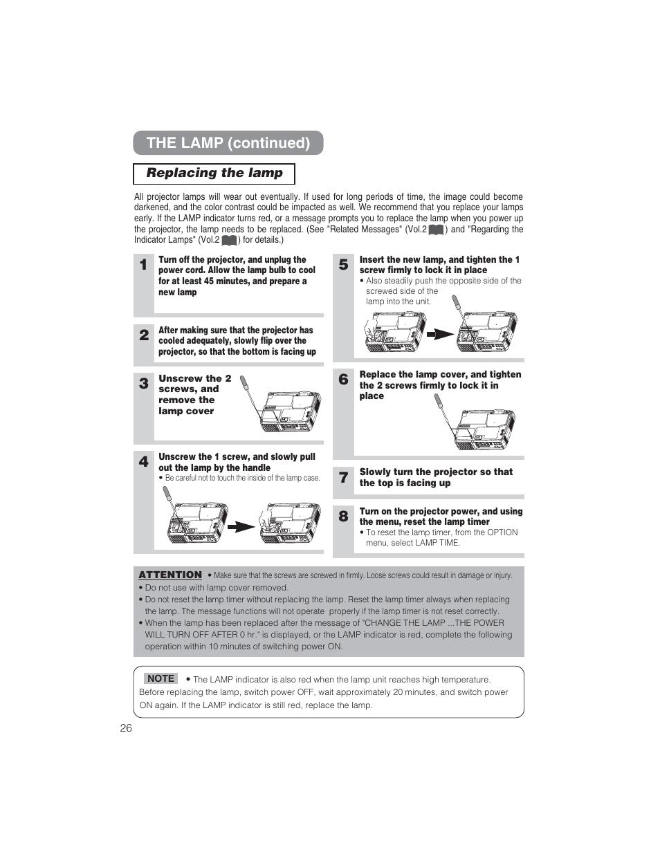 The lamp (continued) | BOXLIGHT CP322ia User Manual | Page 27 / 55
