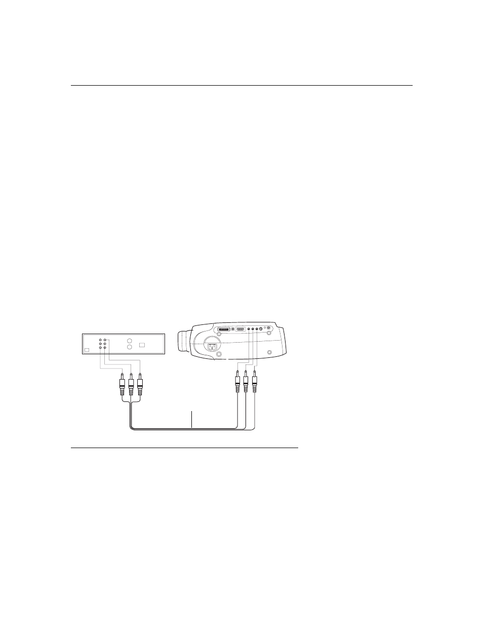 Heading2 - connecting a video player, Connecting a video player | BOXLIGHT MP-350m User Manual | Page 20 / 69