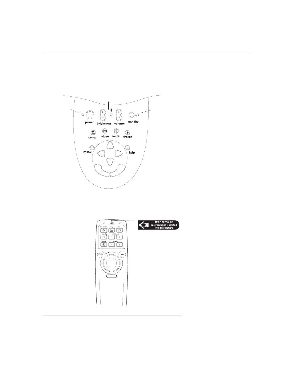 Heading2 - using the remote and keypad buttons, Using the remote and keypad buttons | BOXLIGHT MP-350m User Manual | Page 28 / 69