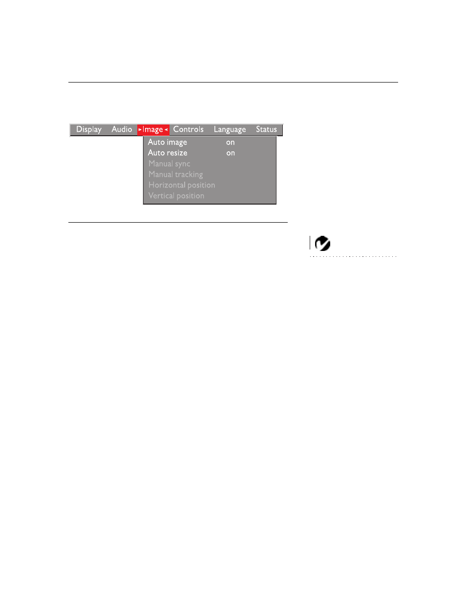 Heading2 - image menu functions, Image menu functions | BOXLIGHT MP-350m User Manual | Page 36 / 69