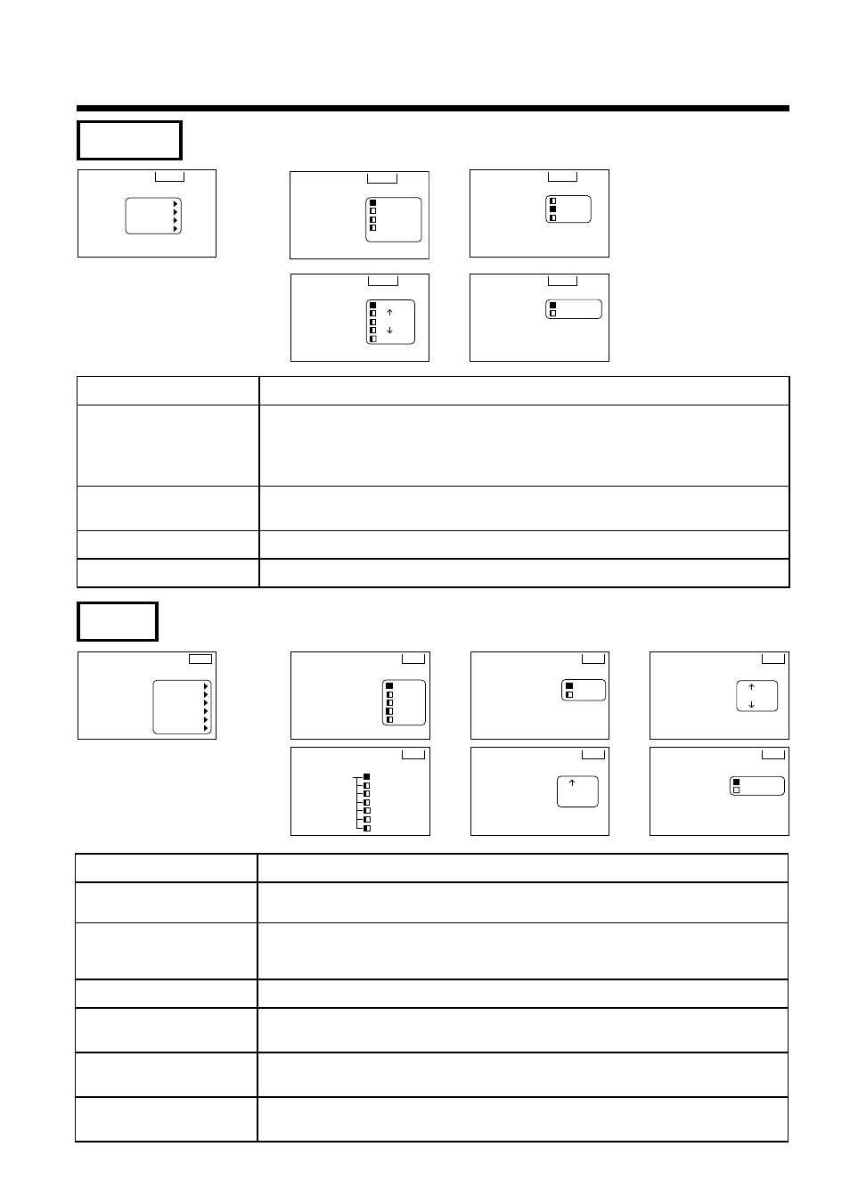Adjustments and functions (continued), Image, Adjustment item details of adjustment com. speed | Com. bits, Timer, Language, Auto off, Start up, The menu image serves of the picture inversion, Adjustment item details of adjustment mirror | BOXLIGHT MP-93i User Manual | Page 18 / 32