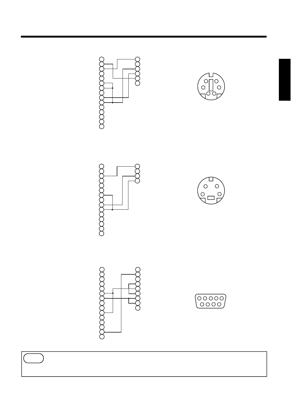 23 english, Ps/2 mouse adb (mac) mouse, Serial mouse | Mini din 6pin mini din 4pin ps/2 cable adb cable | BOXLIGHT MP-93i User Manual | Page 23 / 32