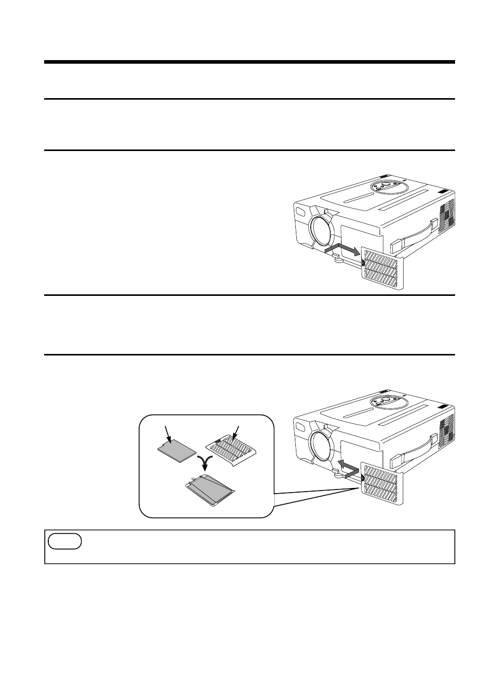 Cleaning the air filter | BOXLIGHT MP-93i User Manual | Page 28 / 32