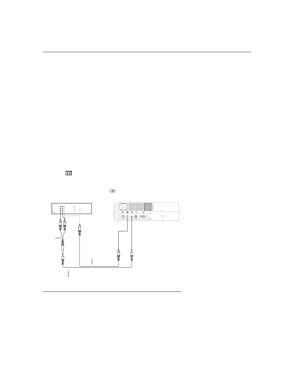 Heading2 - connecting a video player, Connecting a video player | BOXLIGHT XD-5m User Manual | Page 17 / 58