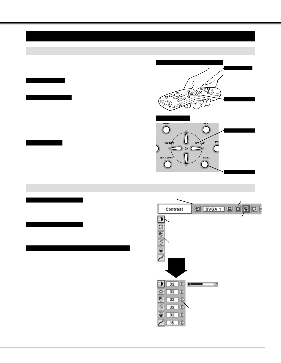 Operating on-screen menu | BOXLIGHT MP-41t User Manual | Page 17 / 44