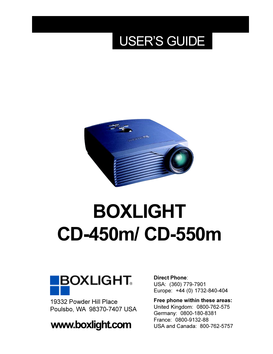 BOXLIGHT CD-450m User Manual | 70 pages