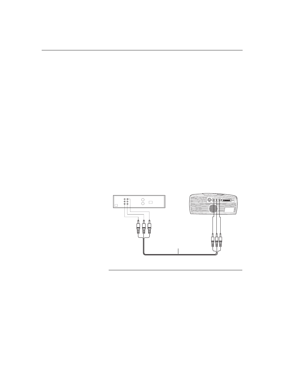 Heading2 - connecting a video player, Connecting a video player | BOXLIGHT CD-450m User Manual | Page 22 / 70