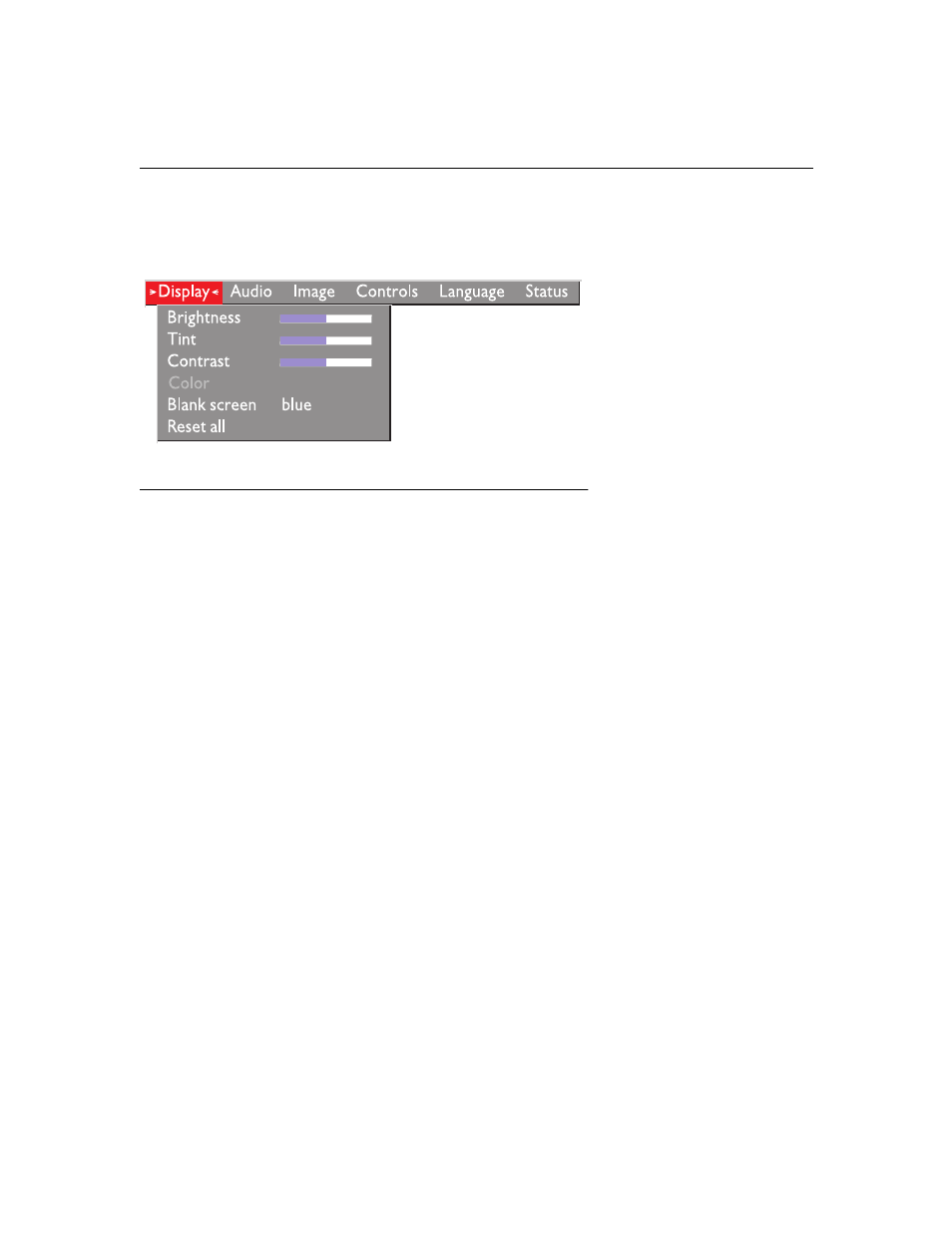 Heading2 - display menu, Display, Menu 25 | BOXLIGHT CD-450m User Manual | Page 33 / 70