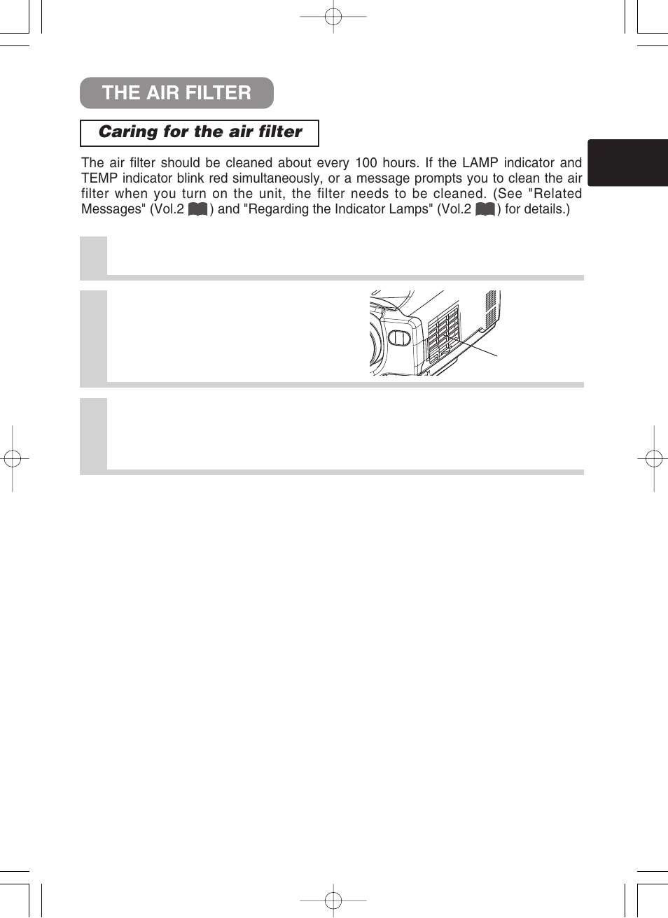 The air filter | BOXLIGHT CP-322i User Manual | Page 28 / 54