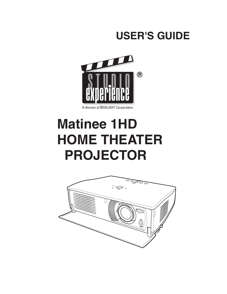 BOXLIGHT Matinee 1HD User Manual | 52 pages